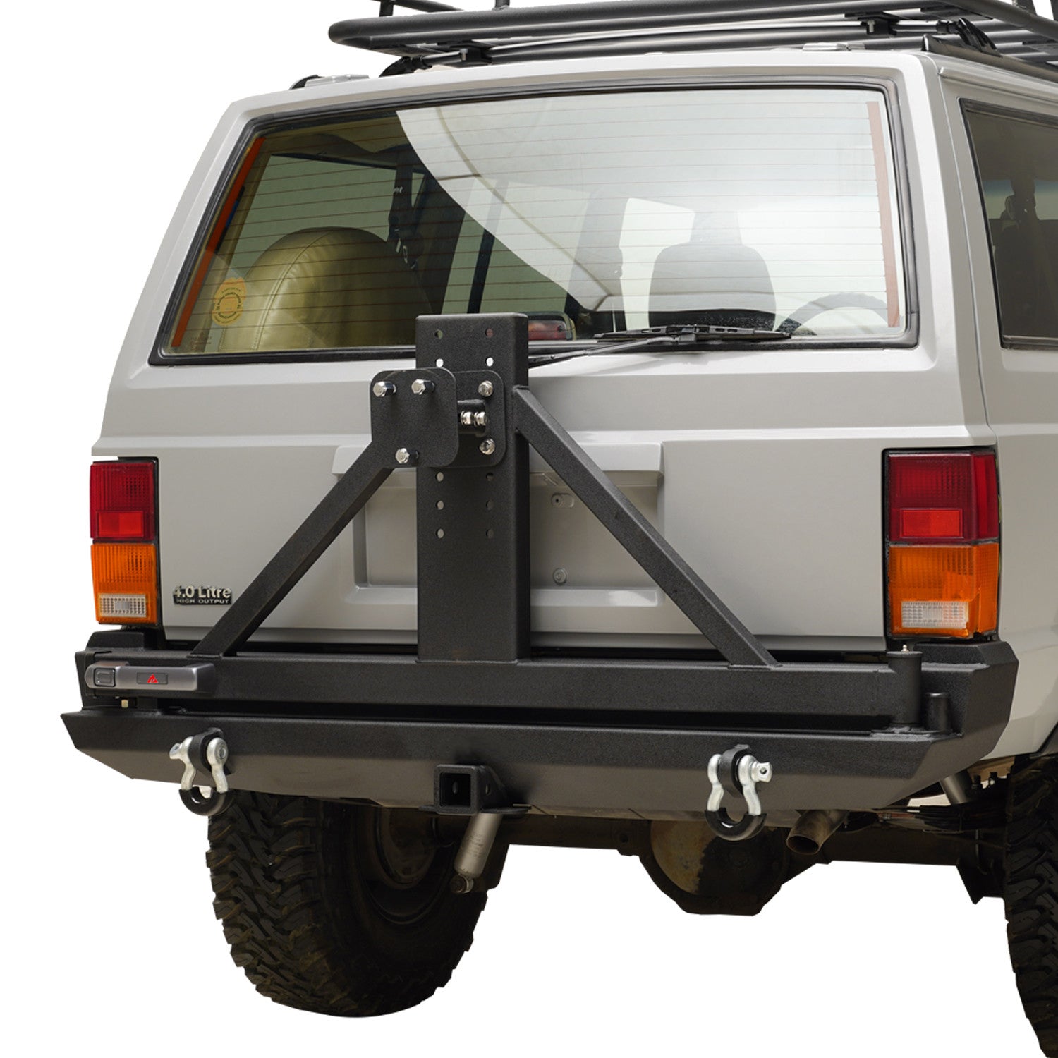 83-01 Jeep Cherokee XJ Rear Bumper with Tire Carrier (51-0911)