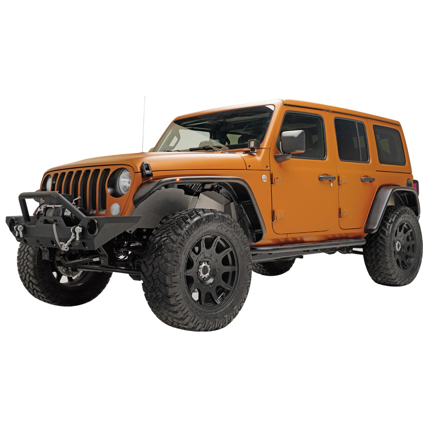 18-23 Jeep Wrangler JL ABS Flat-style Fender Flares (17196)
