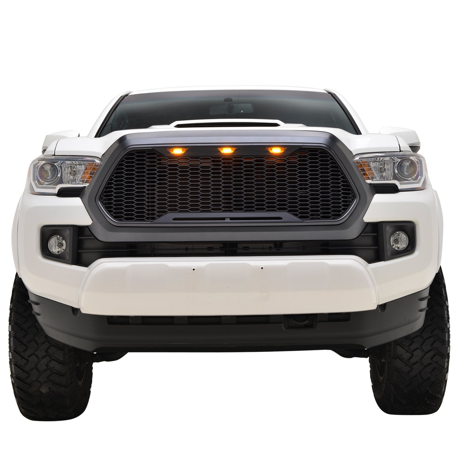 16-23 Toyota Tacoma Matte Black ABS LED Impulse Mesh Grille (41-0171MB)