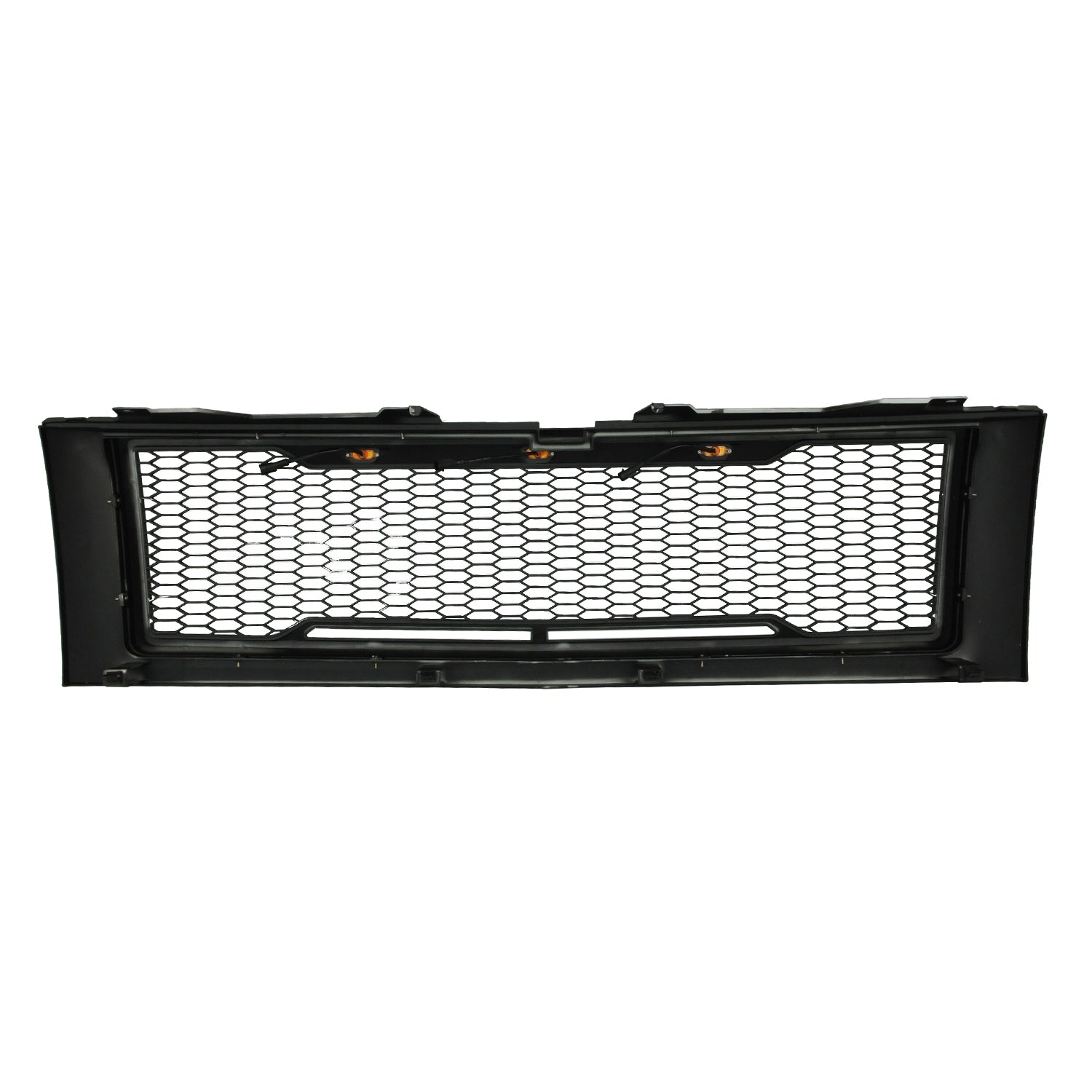 07-10 Chevy Silverado 2500/3500 Matte Black ABS LED Impulse Mesh Grille (41-0177MB)