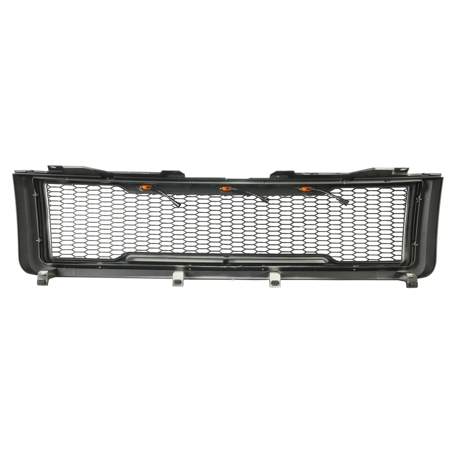 11-14 Chevy Silverado 2500/3500 Matte Black ABS LED Impulse Mesh Grille (41-0181MB)