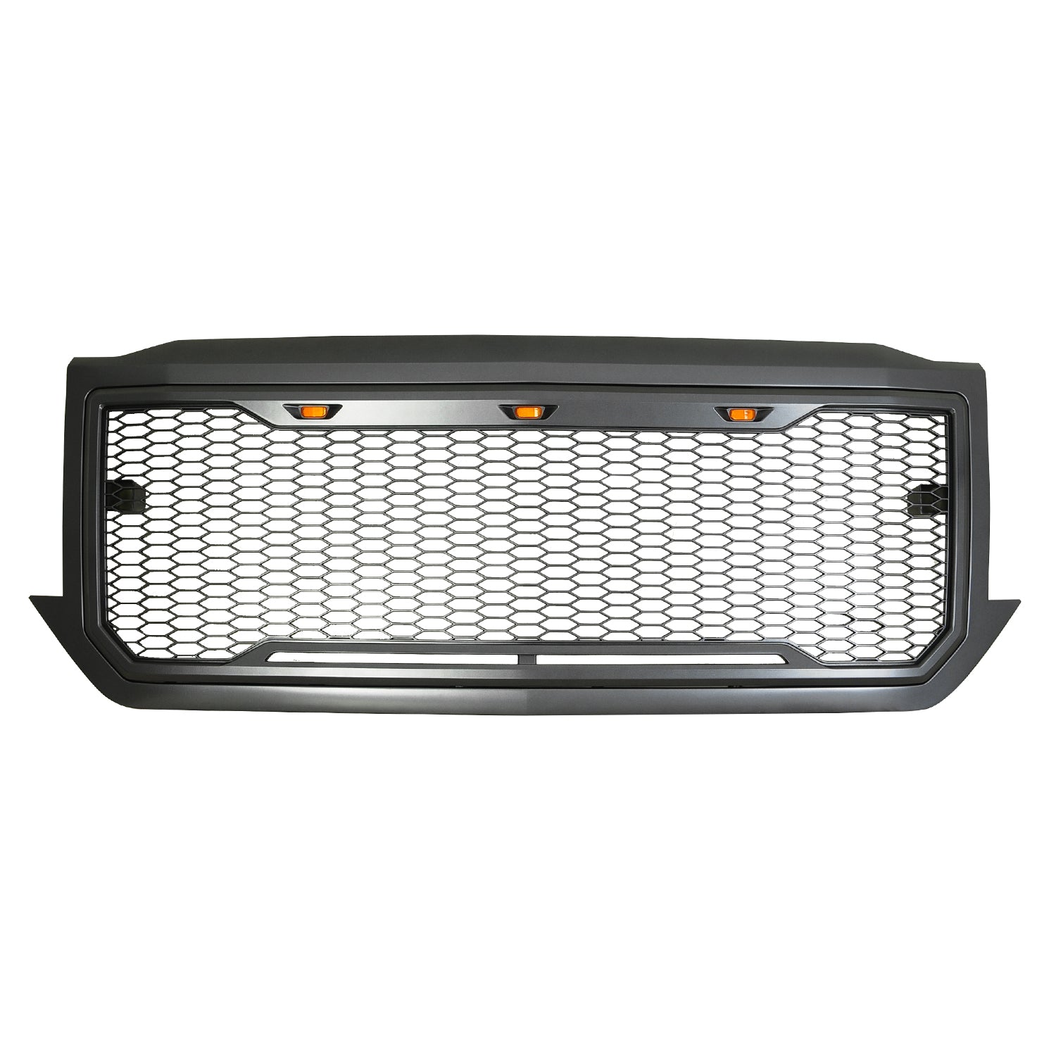 16-18 Chevy Silverado 1500 Matte Black ABS LED Impulse Mesh Grille (41-0193MB)