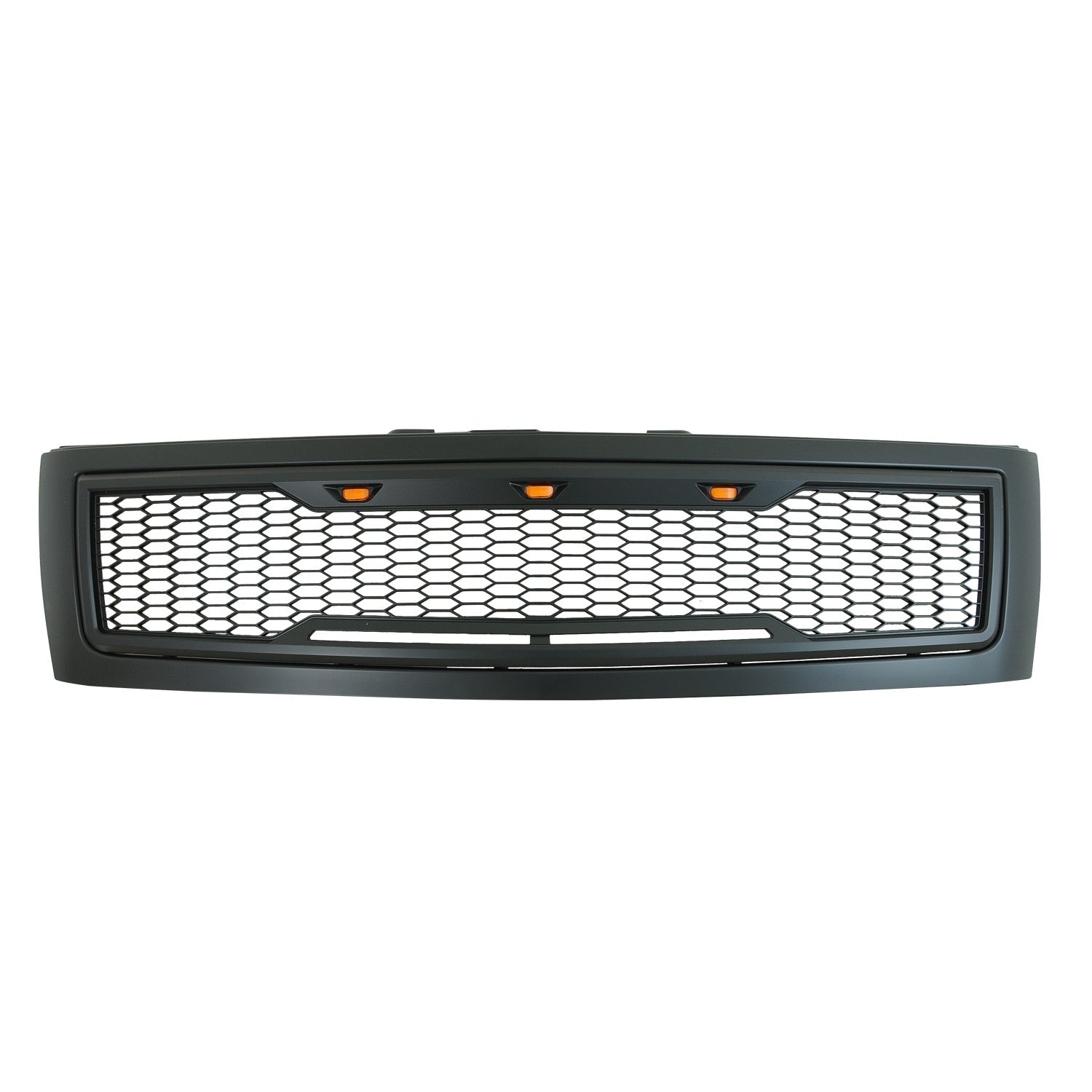 07-13 Chevy Silverado 1500 Matte Black ABS LED Impulse Mesh Grille (41-0196MB)