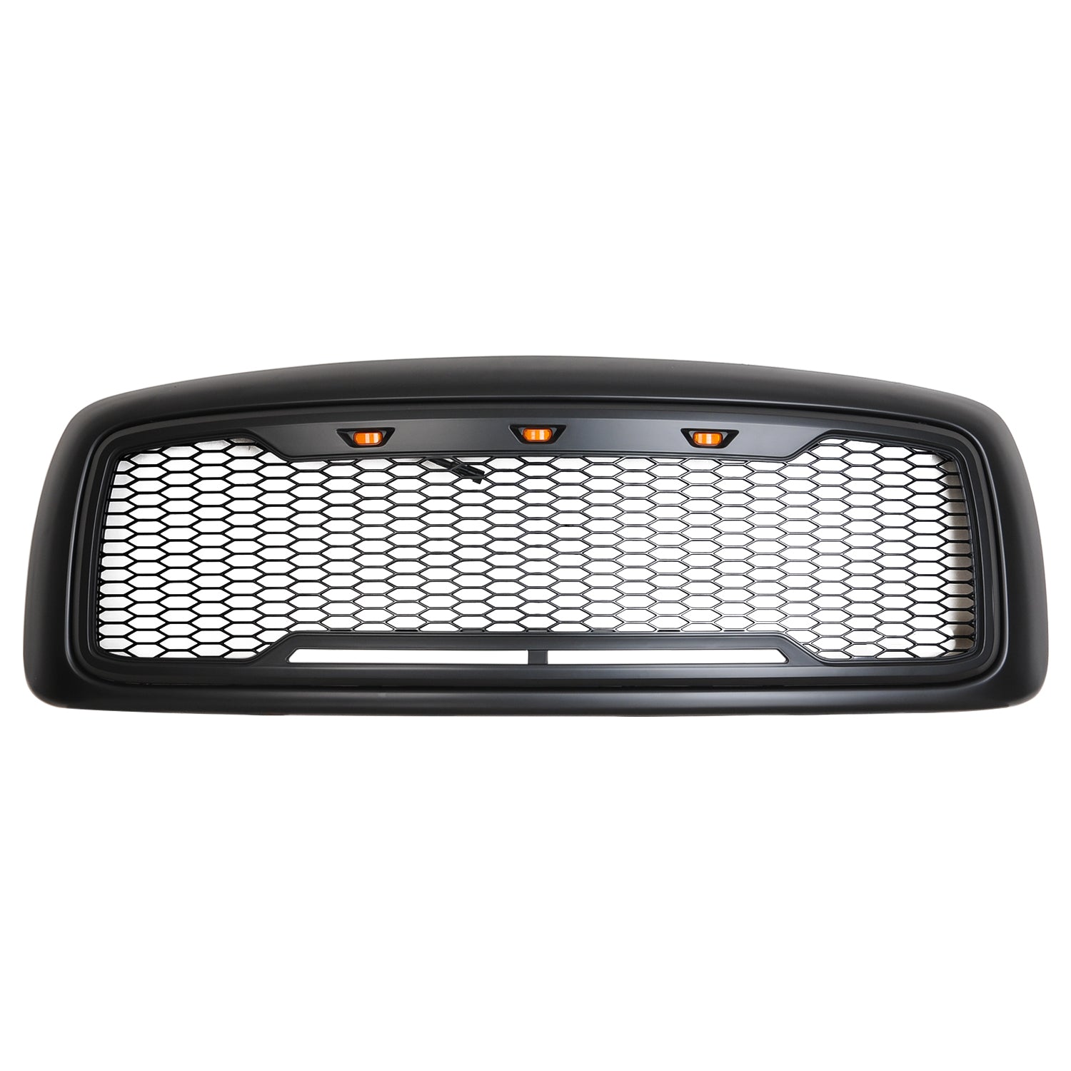 02-05 Dodge Ram 1500/2500 Matte Black ABS LED Impulse Mesh Grille (41-0197MB)