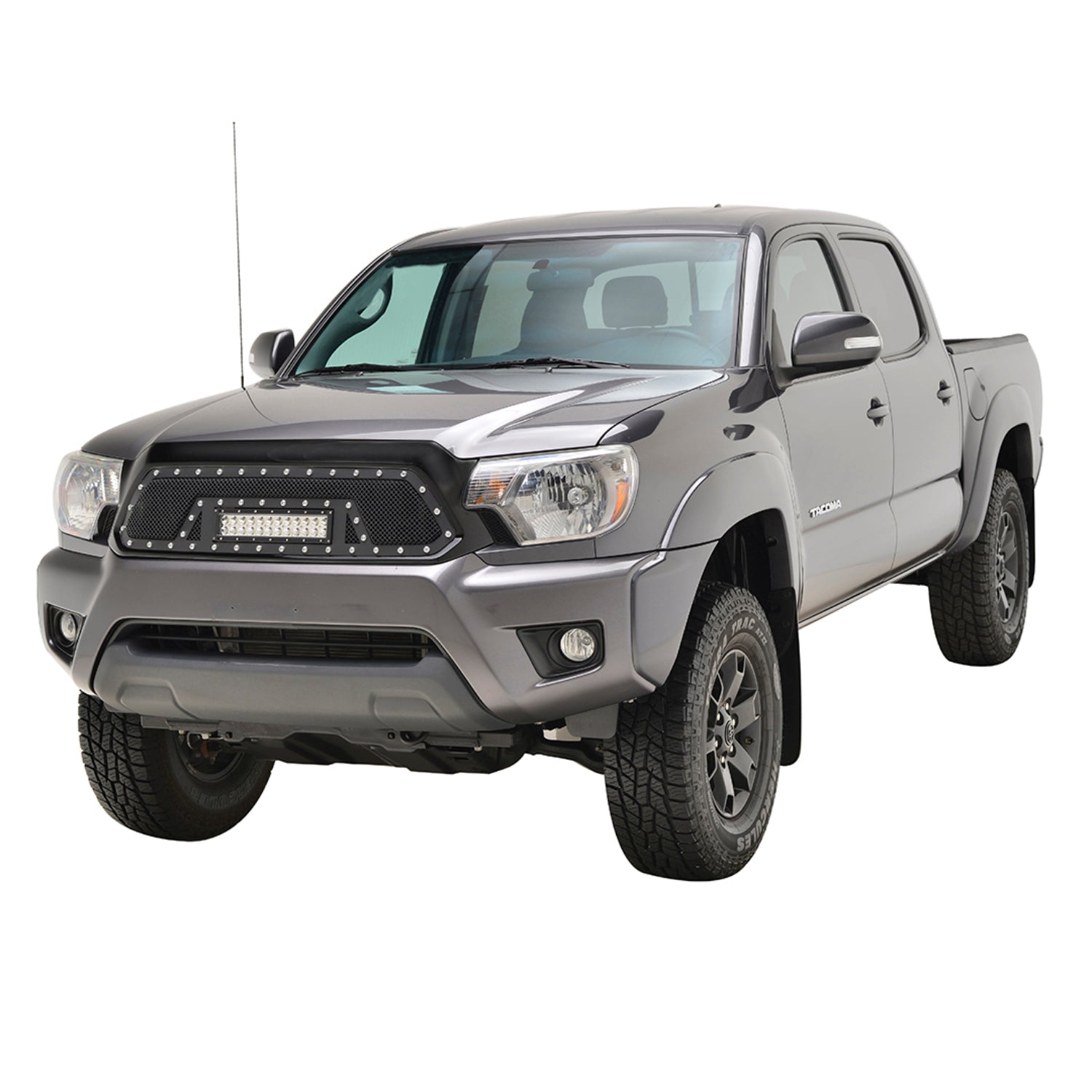 12-15 Toyota Tacoma Evolution Matte Black Stainless Steel Grille (48-0855)