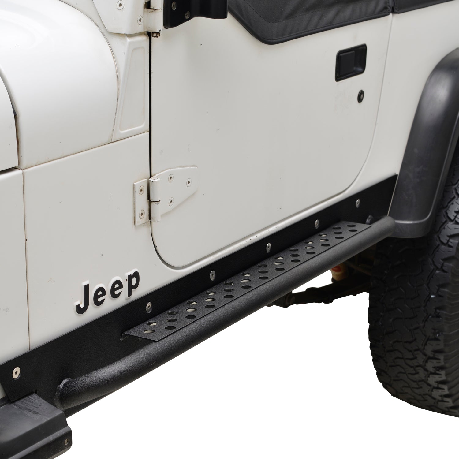 87-96 Jeep Wrangler YJ Rocker Guard with Step (51-0105)