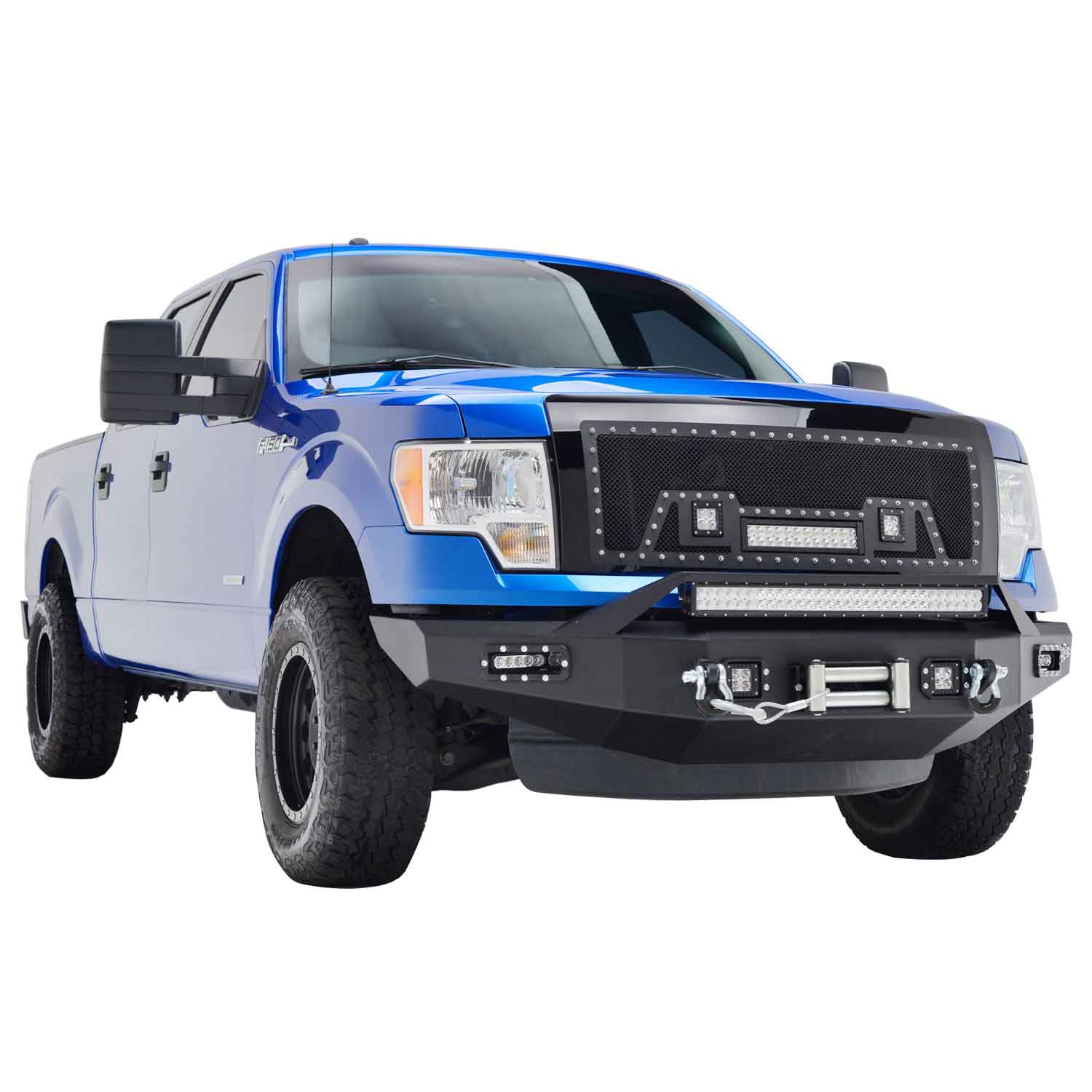 09-14 Ford F-150 LED Front Winch Bumper (57-0110)