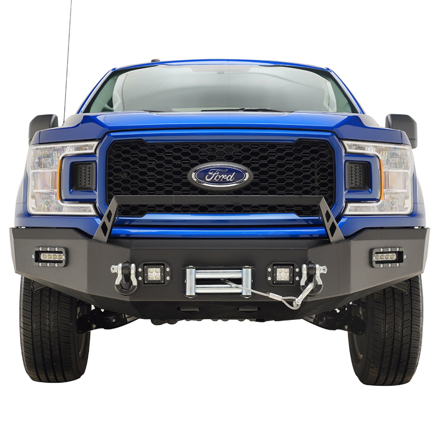 18-21 Ford F-150 LED Front Winch Bumper (57-0146)