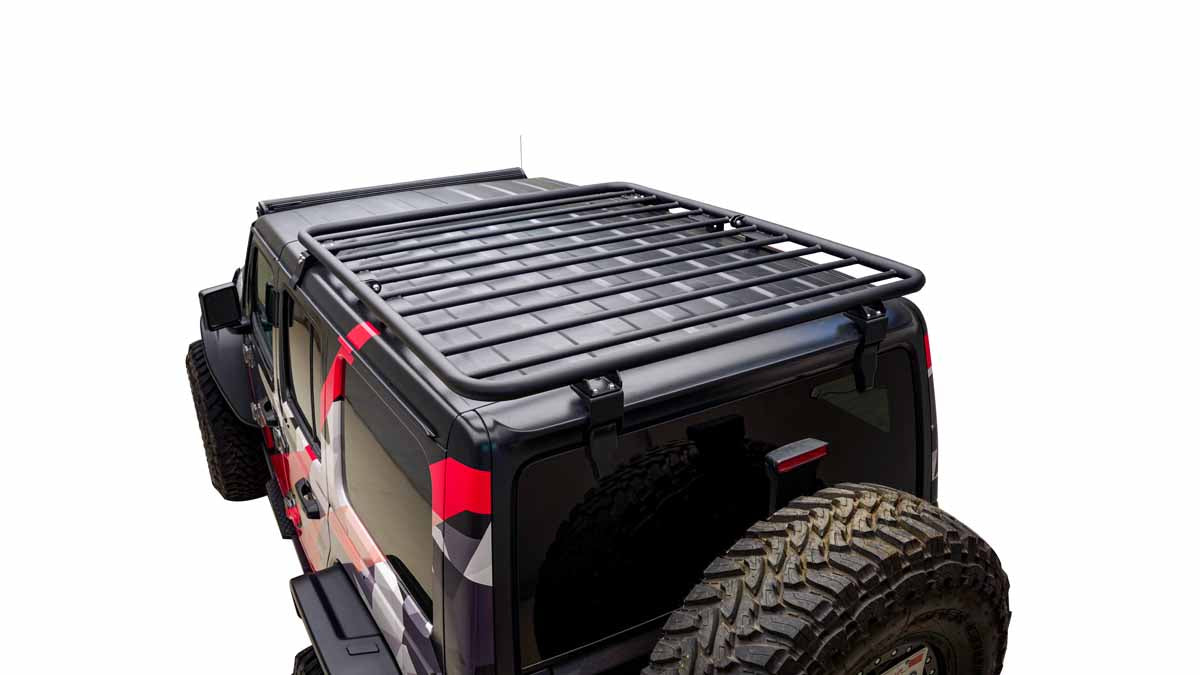 18-23 Jeep Wrangler JL Flat Roof Rack (2 Door/4 Door) (81-20802)